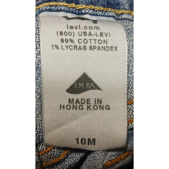 Levis 515 Bootcut Womens 10M 30Wx27L Faded Blue Denim Jeans - Picture 8 of 9